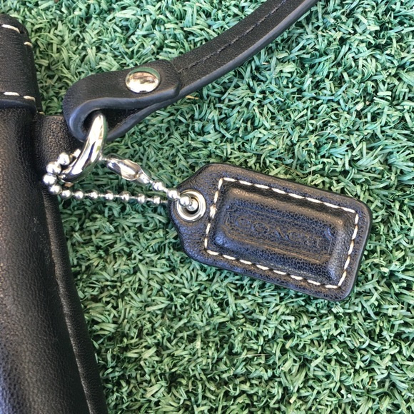 Coach Vintage Y2K Wristlet Leather Black - Picture 15 of 16